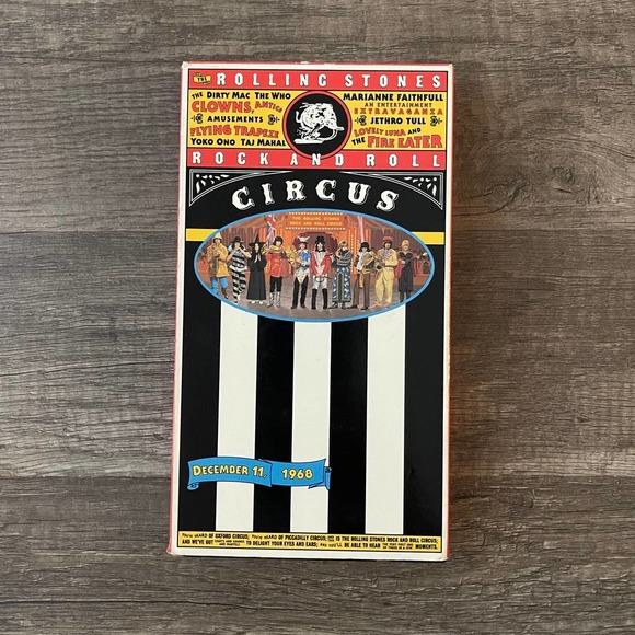 ROLLING STONES ROCK AND ROLL CIRCUS -  DECEMBER 11, 1968 [ VHS ]  VINTAGE 1995 - Picture 1 of 5